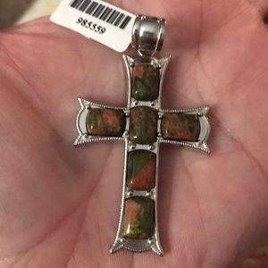 🌻 3 for 20 Cross tiger eye stone